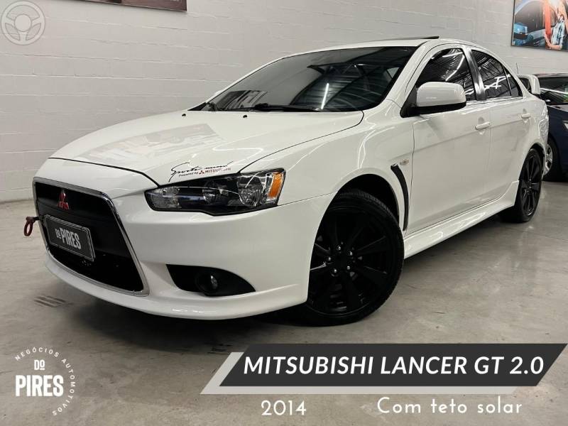 MITSUBISHI - LANCER 2.0 GT 16V 4P AUTOMÁTICO - 2013/2014 - BRANCA - R$ 68.900,00