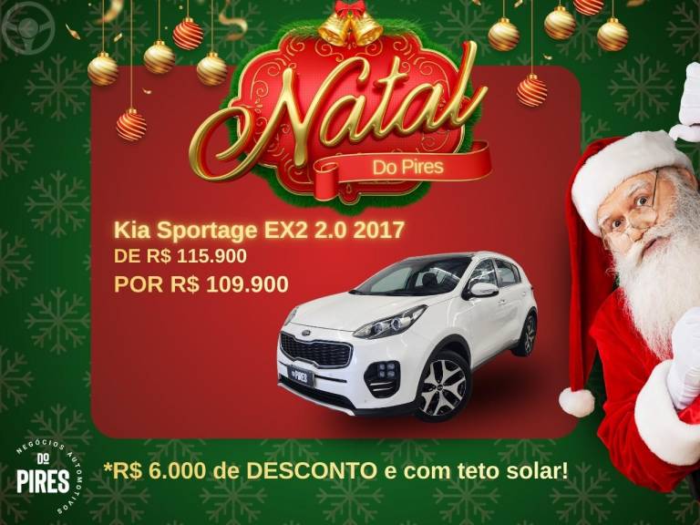 KIA MOTORS - SPORTAGE 2.0 EX2 4X2 16V FLEX 4P AUTOMÁTICO - 2016/2017 - BRANCA - R$ 109.900,00