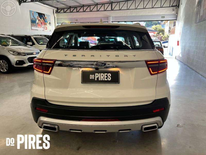 FORD - TERRITORY 1.5 GTDI ECOBOOST SEL 16V 4P AUTOMÁTICO - 2020/2021 - BRANCA - R$ 116.900,00
