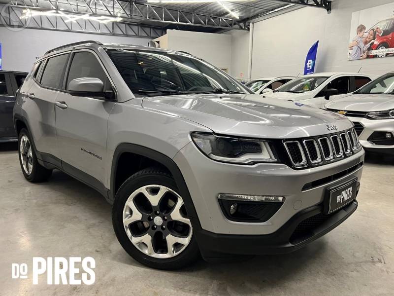 JEEP - COMPASS 2.0 16V FLEX LONGITUDE AUTOMÁTICO - 2018/2019 - PRATA - R$ 96.900,00