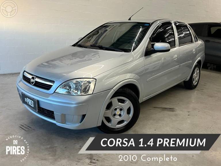 CHEVROLET - CORSA 1.4 MPFI PREMIUM SEDAN 8V FLEX 4P MANUAL - 2009/2010 - PRATA - R$ 34.900,00