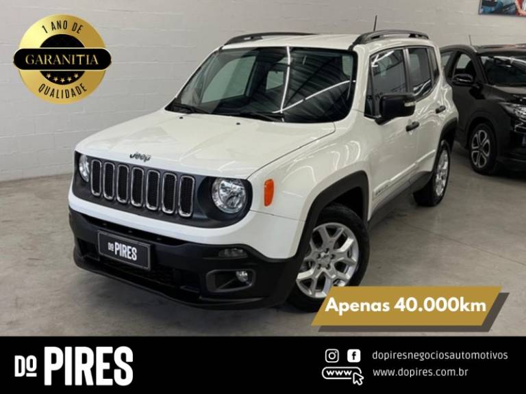 JEEP - RENEGADE - 2018/2018 - Branca - R$ 78.900,00