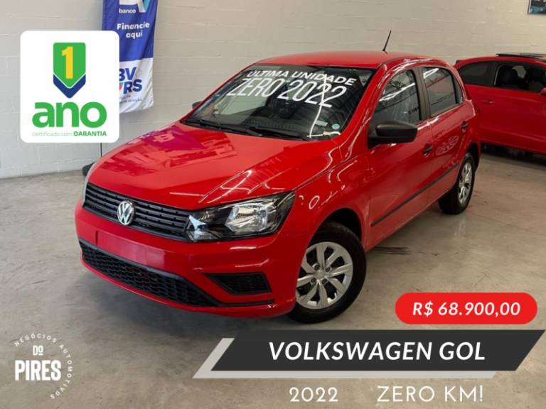 VOLKSWAGEN - GOL - 2022/2022 - Vermelha - R$ 68.900,00