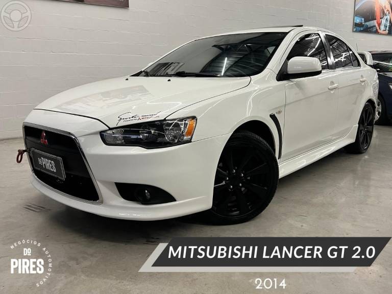 MITSUBISHI - LANCER 2.0 GT 16V 4P AUTOMÁTICO - 2013/2014 - BRANCA - R$ 68.900,00