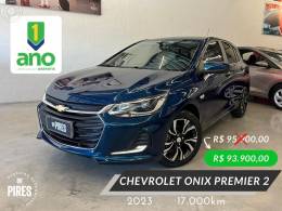 CHEVROLET - ONIX 1.0 PREMIER II 12V TURBO FLEX 4P AUTOMÁTICO - 2022/2023 - AZUL - R$ 93.900,00