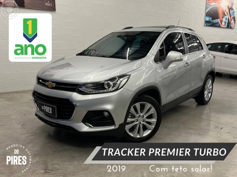 CHEVROLET - TRACKER 1.4 16V PREMIER TURBO FLEX 4P AUTOMÁTICO - 2018/2019 - PRATA - R$ 92.900,00