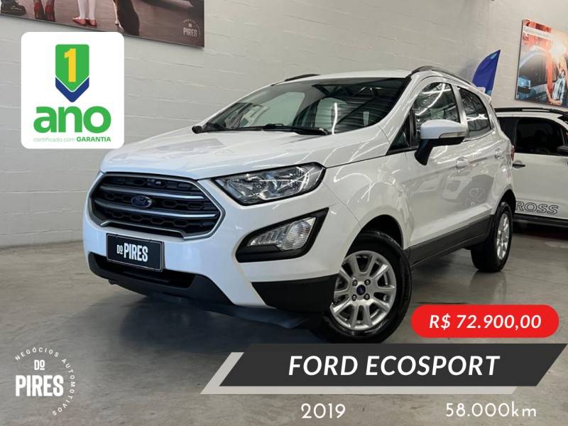 FORD - ECOSPORT - 2018/2019 - Branca - R$ 72.900,00