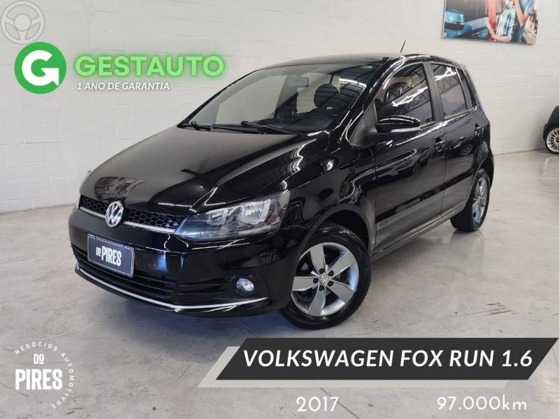 VOLKSWAGEN - FOX 1.6 MSI RUN 8V FLEX 4P MANUAL - 2017/2017 - PRETA - R$ 54.900,00