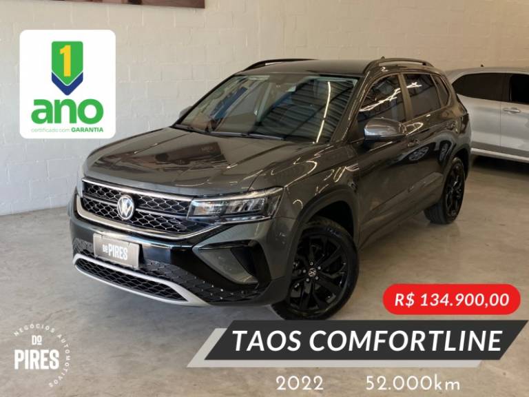 VOLKSWAGEN - TAOS - 2021/2022 - Cinza - R$ 134.900,00