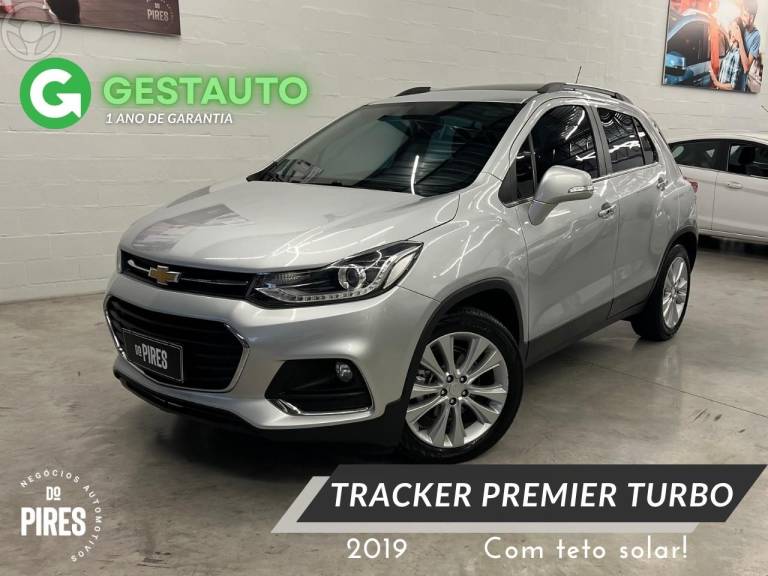CHEVROLET - TRACKER 1.4 16V PREMIER TURBO FLEX 4P AUTOMÁTICO - 2018/2019 - PRATA - R$ 92.900,00