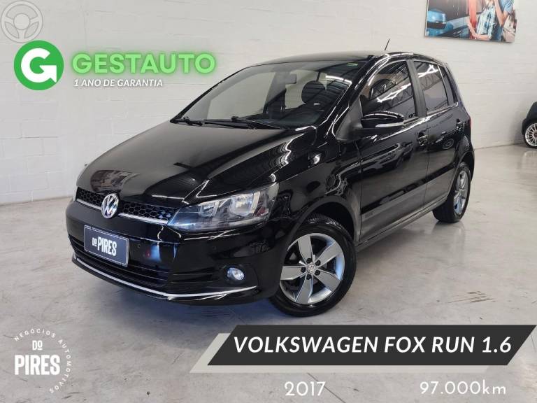 VOLKSWAGEN - FOX 1.6 MSI RUN 8V FLEX 4P MANUAL - 2017/2017 - PRETA - R$ 54.900,00