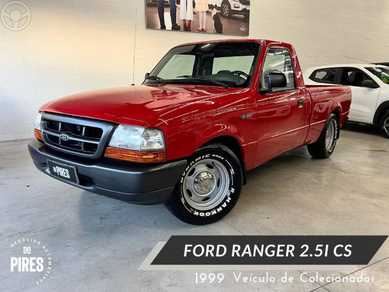 FORD - RANGER 2.5 SPLASH 4X2 CS 8V 2P AUTOMÁTICO - 1998/1999 - VERMELHA - R$ 89.900,00
