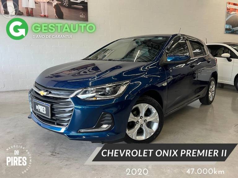 CHEVROLET - ONIX 1.0 PREMIER II 12V TURBO FLEX 4P AUTOMÁTICO - 2020/2020 - AZUL - R$ 79.900,00