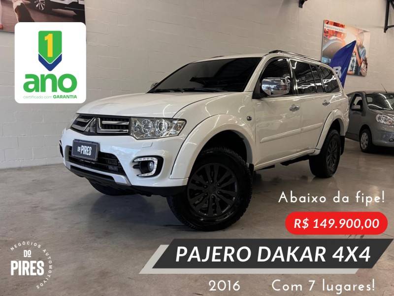 MITSUBISHI - PAJERO DAKAR - 2015/2016 - Branca - R$ 149.900,00